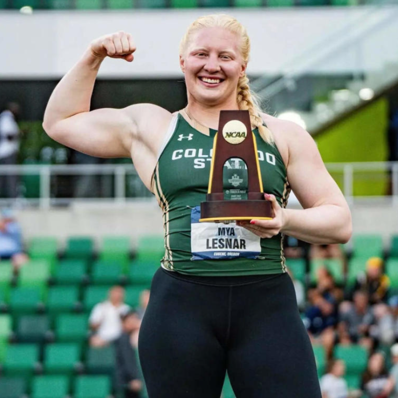 Mya Lesnar: Carrying the Family Legacy to New Heights with a Record-Breaking NCAA Shot Put Title